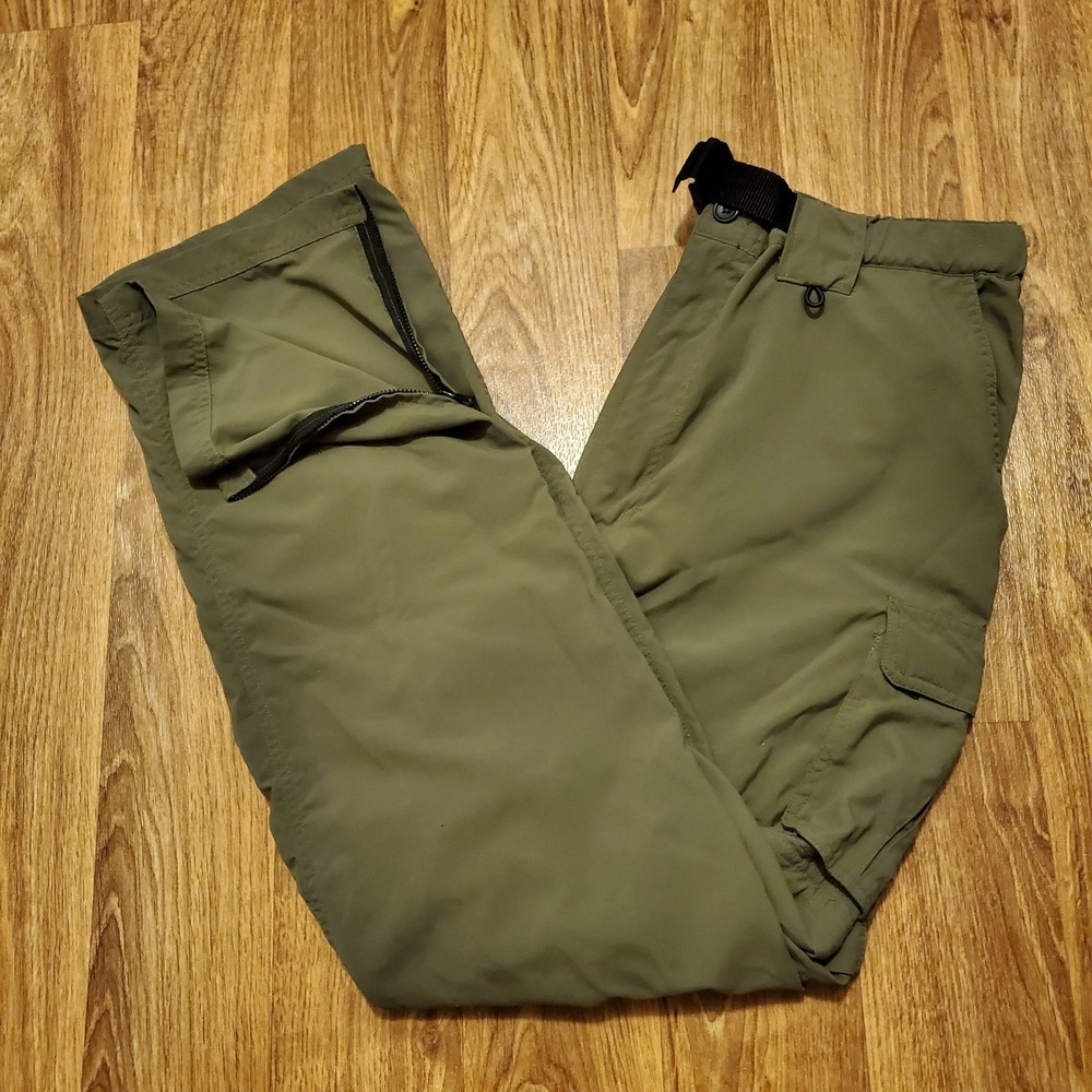 Boy Scouts of America Pants Men Medium 32 Green Switchback Convertible Cargo